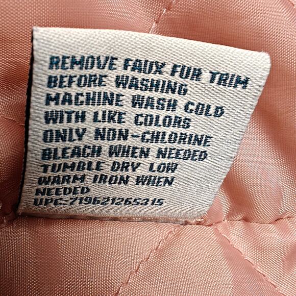 Sebby Pink Hooded Winter Coat Juniors M (Women’s XS/S) Warm Lined Jacket - Picture 10 of 11